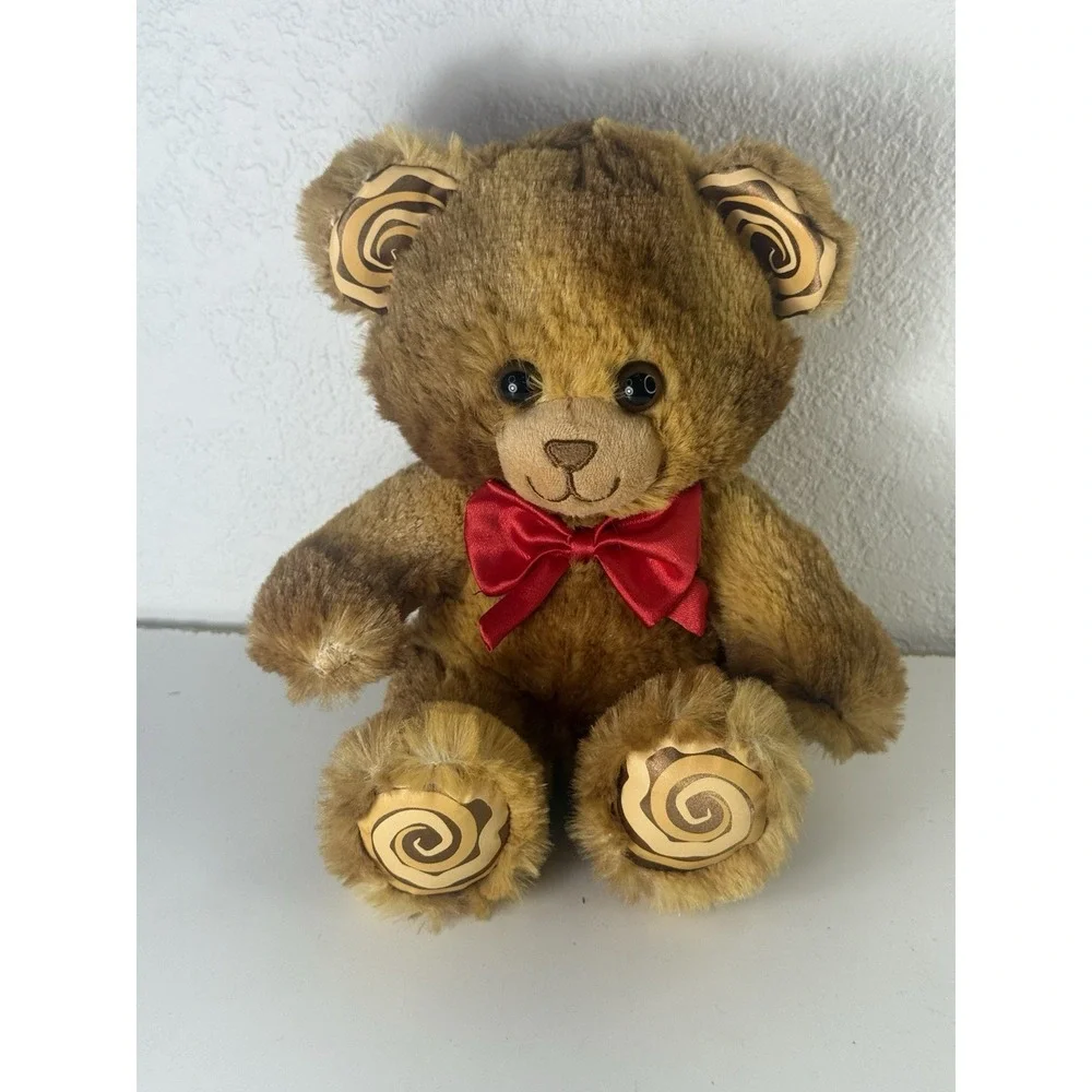 BUILD A BEAR CINNAMON ROLL SWIRL BEAR MINI BUDDY SMALLFRY BAB CHRISTMAS PLUSH